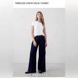 Banana Republic Timeless Tee white size S